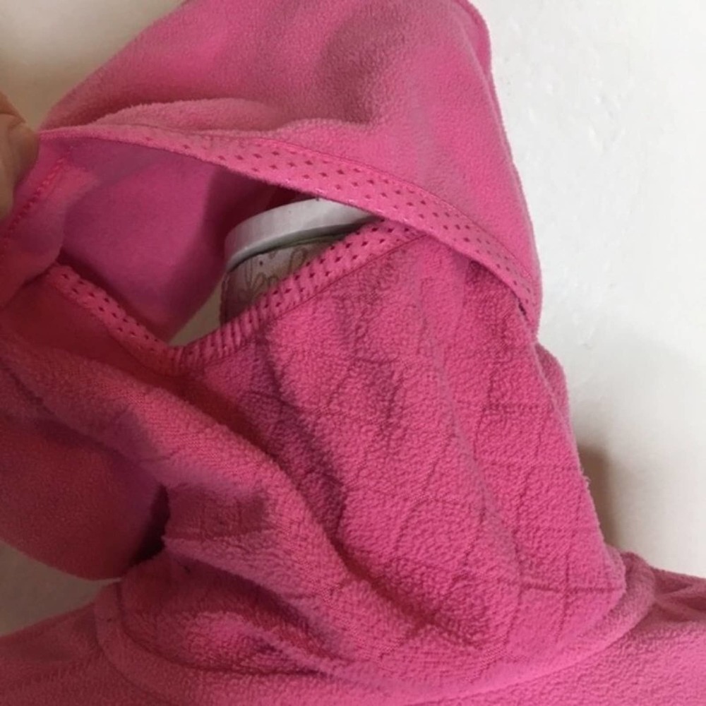 NIKE Small Therma Fit Pullover Hoodie Pink bh127 - Picture 4 of 7